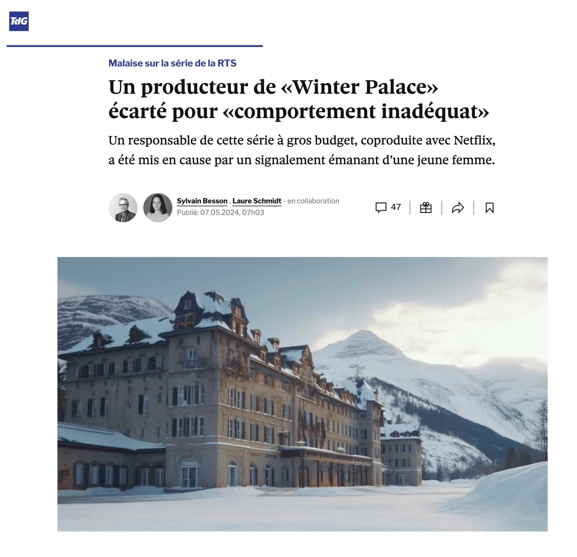 tribune-de-genve_un-producteur-de-winter-palace-ecarte-pour-comportement-inadequat_interview